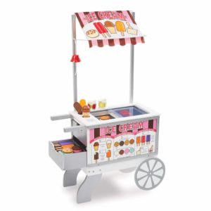 Melissa & Doug Wooden Food Cart Image